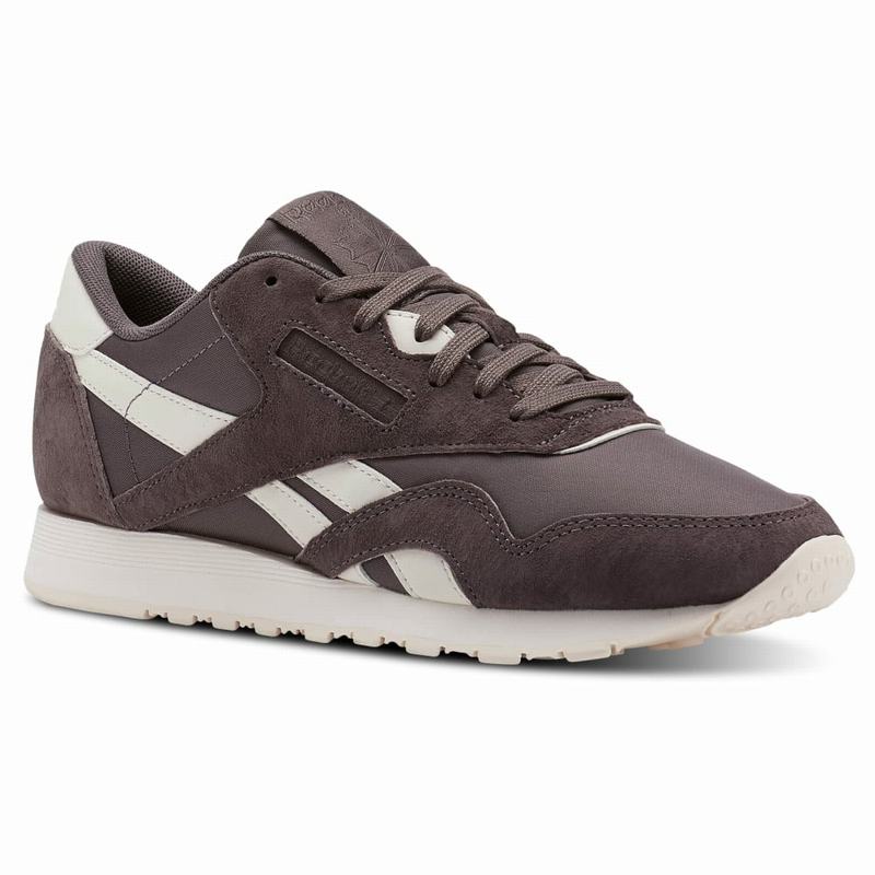 Reebok Classic Nylon Tenisky Damske - Hnede/Ruzove GP4754SE